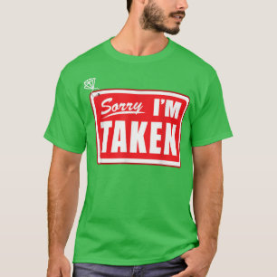 Camiseta Desculpe Estou Ocupada Noiva Solteira Engajada Pon
