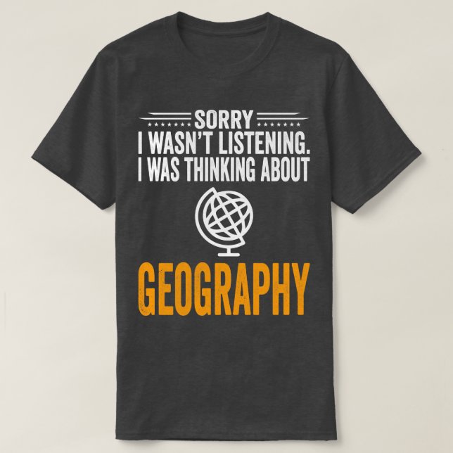 Camiseta Desculpe, Eu Estava Ouvindo (Frente do Design)