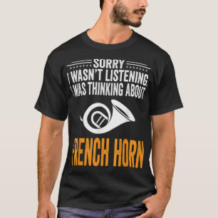 Camiseta Desculpe, eu estava ouvindo, eu estava pensando em