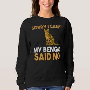 Camiseta Desculpe, Eu Não Consigo Que Meu Bengala Disse Não