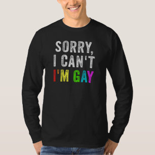 Camiseta Desculpe, Eu Não Posso Dizer "Memória LGBTQ" Por G