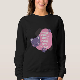 Camiseta Desculpe, eu não posso ter planos com meu Ator Gat