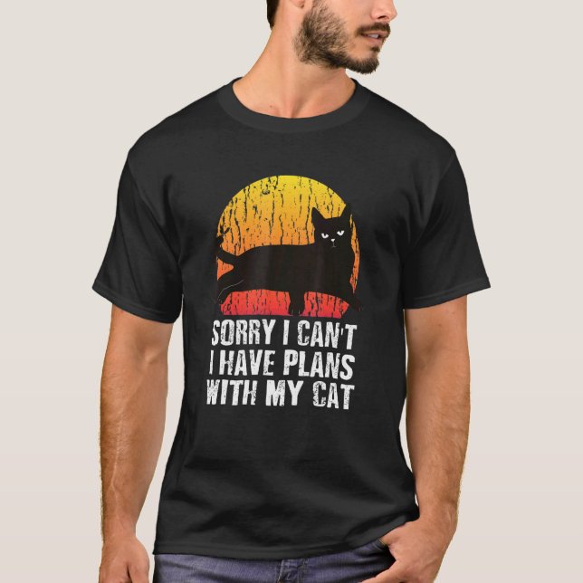 Camiseta Desculpe, eu não posso ter planos com minha raia d (Frente)
