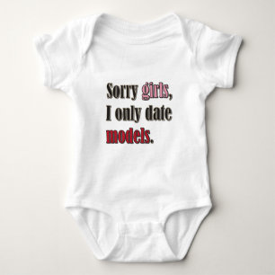 Camiseta Desculpe garotas, só namoro modelos