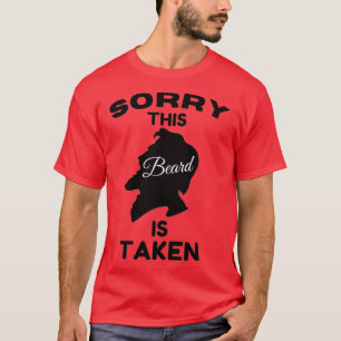 Camiseta Desculpe homens, esta barba foi tirada 3