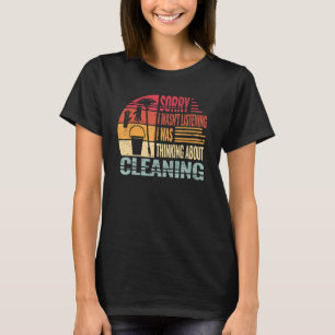 Camiseta Desculpe Limpar o retro Limpeza da Guarda da Tripu