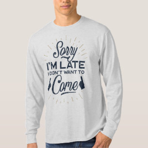 Camiseta Desculpe, mas eu não consegui chegar em Basic Long