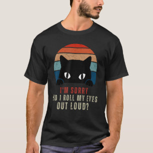 Camiseta Desculpe-me. Eu coloquei meus olhos em cima de cit