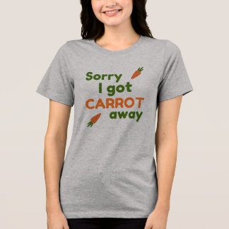 Camiseta Desculpe Me Levei Cenoura Embora