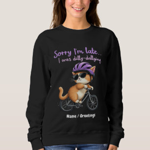 Camiseta Desculpe-me por estar atrasado, eu estava matando