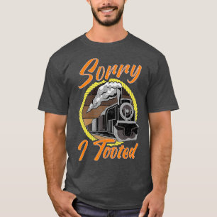 Camiseta Desculpe-me por ter tocado o engenheiro de tremPre