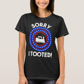 Camiseta Desculpe-me por ter tocado o trem por cima da ferr