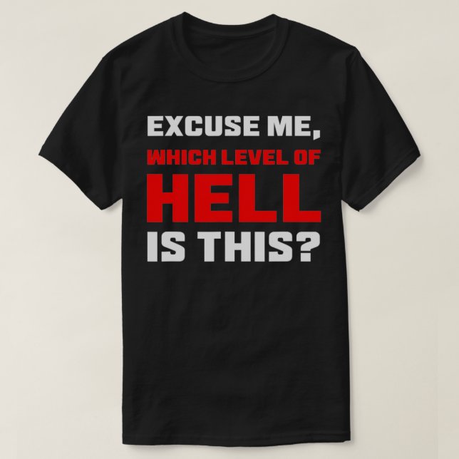 Camiseta Desculpe-Me, Que Nível É Esse (Frente do Design)