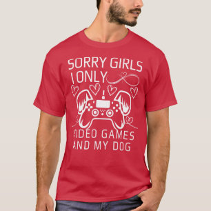 Camiseta Desculpe Meninas, eu só amo Videos games e meu cac