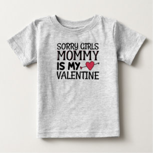 Camiseta Desculpe, meninas Mamães é meu Namorados