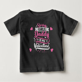 Camiseta Desculpe meninas, Papai é meu namorado.