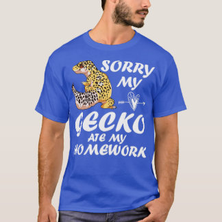 Camiseta Desculpe, Meu Leopardo Gecko Comeu Minha Casa1