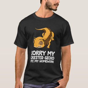Camiseta Desculpe, Minha Gecko Deitada Comeu Meu Trabalho D