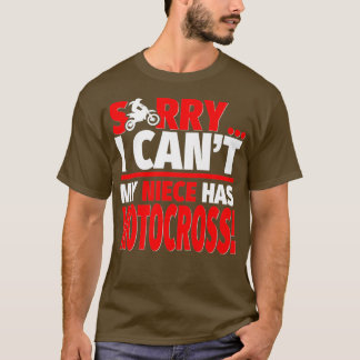 Camiseta Desculpe, minha sobrinha tem tia Motocross ou