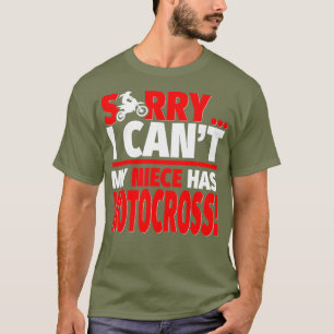 Camiseta Desculpe, minha sobrinha tem tia Motocross ou