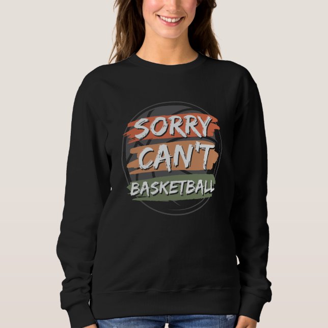 Camiseta Desculpe Não Basquete | Design de Amante de Basque (Frente)