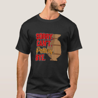 Camiseta Desculpe Não Consigo Acertar o Gráfico Cerâmico do