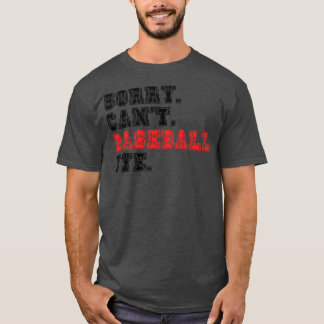 Camiseta Desculpe Não Consigo Beisebol Tchau 14