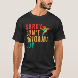 Camiseta Desculpe Não é Possível Origami Comprar Master Pap