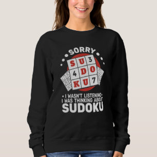 Camiseta Desculpe, não era Sudoku mulheres Cruzadinha   Sud