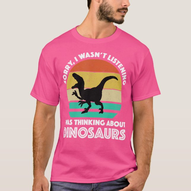 Camiseta Desculpe Não Estar Ouvindo Que Estava Pensando Sob (Frente)