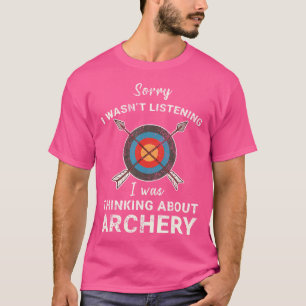 Camiseta Desculpe Não Estar Ouvindo Que Estava Pensando Sob