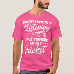 Camiseta Desculpe Não Estar Ouvindo Que Estava Pensando Sob