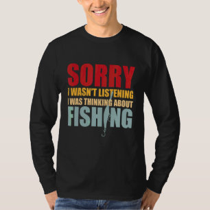 Camiseta Desculpe, não estava escutando que estava pensando