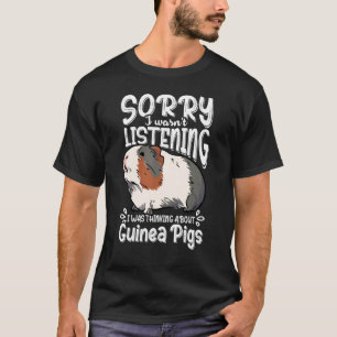 Camiseta Desculpe, não estava escutando que estava pensando