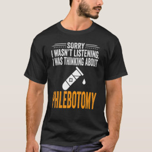 Camiseta Desculpe, não estava escutando que estava pensando