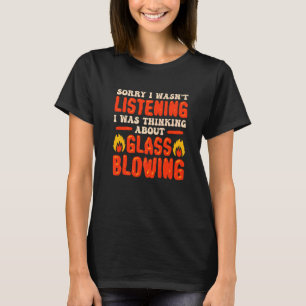 Camiseta Desculpe, não estava ouvindo, estava pensando em G
