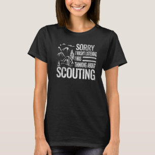 Camiseta Desculpe, não estava retro a escutar o garoto anda