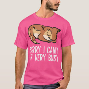 Camiseta Desculpe, Não Estou Muito Ocupado Dormindo Bastant