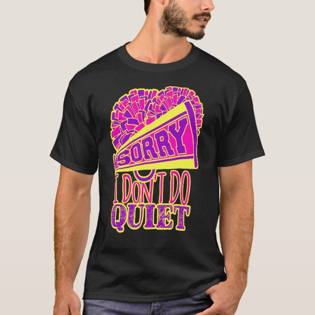 Camiseta Desculpe não fazer silêncio (Frente)
