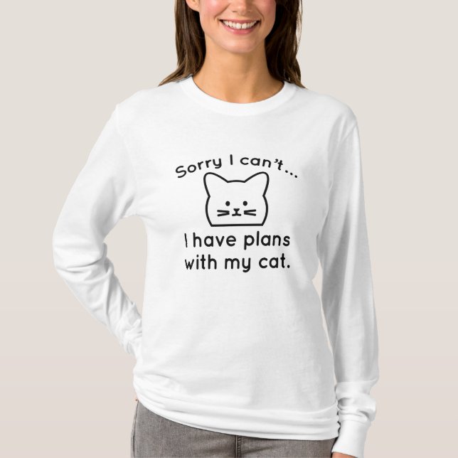 Camiseta Desculpe, não posso (Frente)