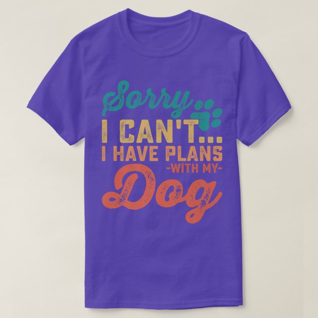 Camiseta Desculpe, não posso  (Frente do Design)