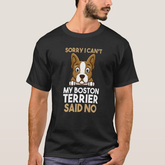 Camiseta Desculpe, Não Posso Dizer Que Não (Frente)