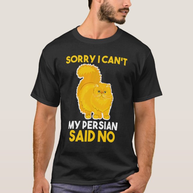 Camiseta Desculpe, Não Posso Dizer Que Não (Frente)
