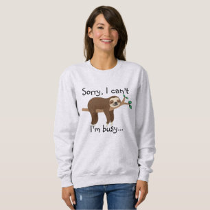 Camiseta Desculpe, não posso, estou ocupado com a blusa de