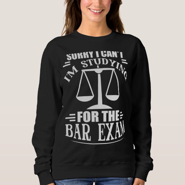 Camiseta Desculpe, Não Posso Estudá-La Para A Faculdade De  (Frente)