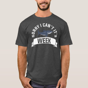 Camiseta Desculpe, Não Posso Fazer A Semana De Um Tambor De