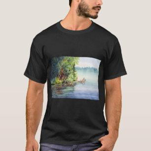 Camiseta Desculpe, Não Posso, Meus Peixes Precisam de Mim -