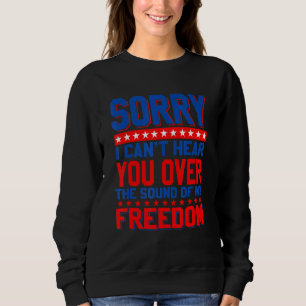 Camiseta Desculpe, não posso ouvi-lo sobre o som da minha l