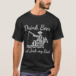 Camiseta Desculpe. Não posso. Pesca. Tchau. arco-íris