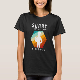 Camiseta Desculpe, não posso, tenho planos com modelos de a